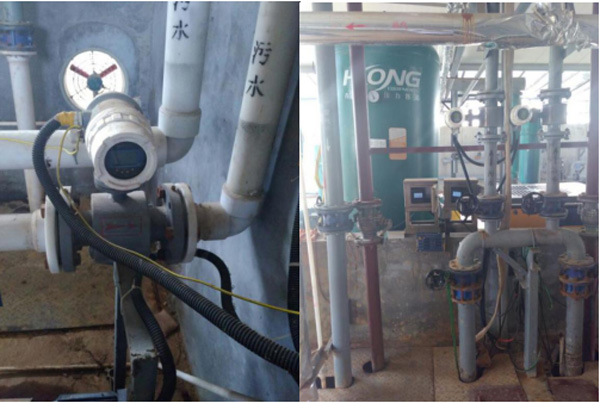 電磁流量計現場應用