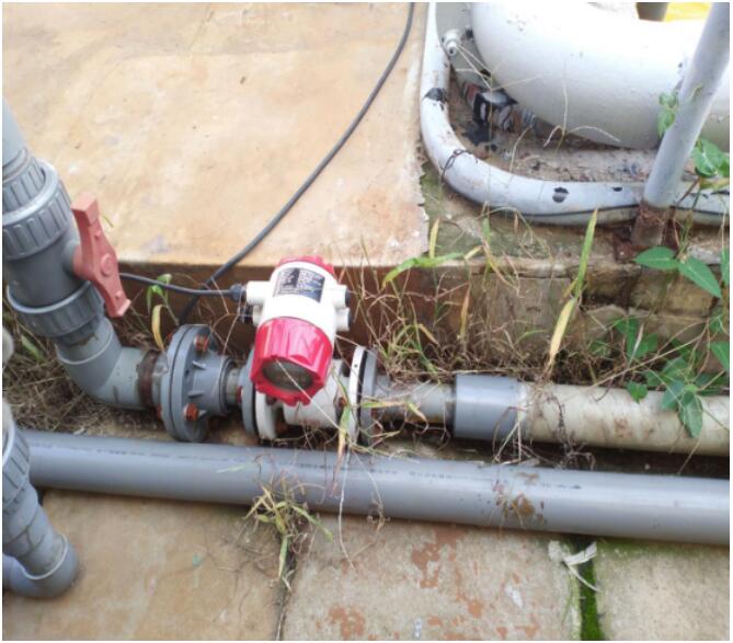 米科電磁流量計現場應用