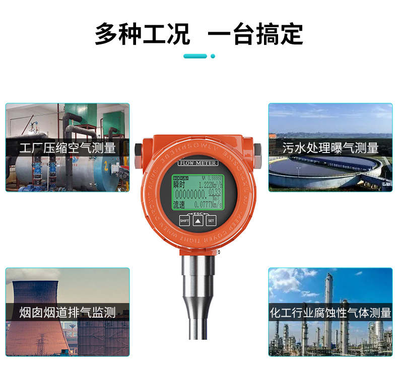 熱式氣體質量流量計產(chǎn)品使用工況